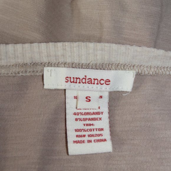 Sundance Catalog Angels Landing tunic lagenlook off white size Small - Picture 10 of 11